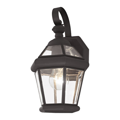 1 Light Bronze Outdoor Wall Lantern Lantern Livex