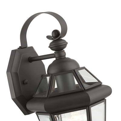1 Light Bronze Outdoor Wall Lantern Lantern Livex
