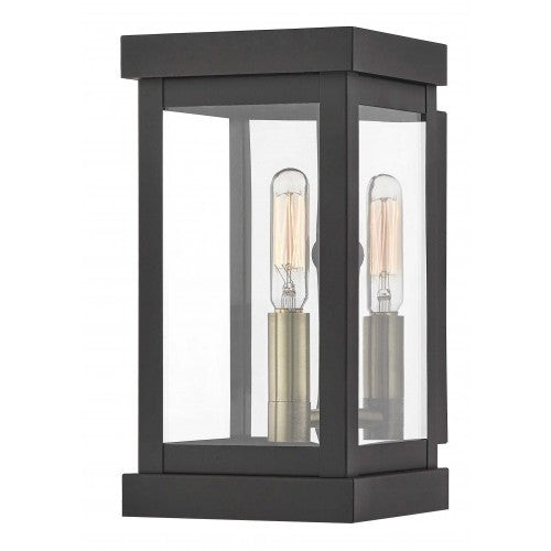 1 Light Bronze Outdoor Wall Lantern Lantern Livex