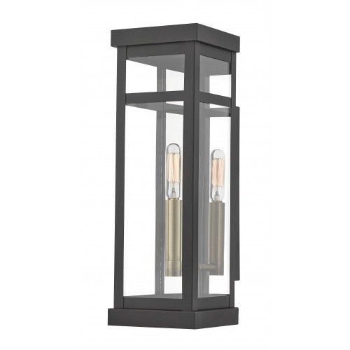 1 Light Bronze Outdoor Wall Lantern Lantern Livex