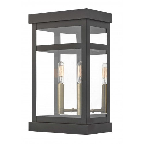 2 Light Bronze Outdoor Wall Lantern Lantern Livex