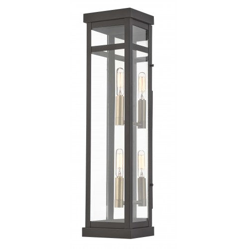 2 Light Bronze Outdoor Wall Lantern Lantern Livex