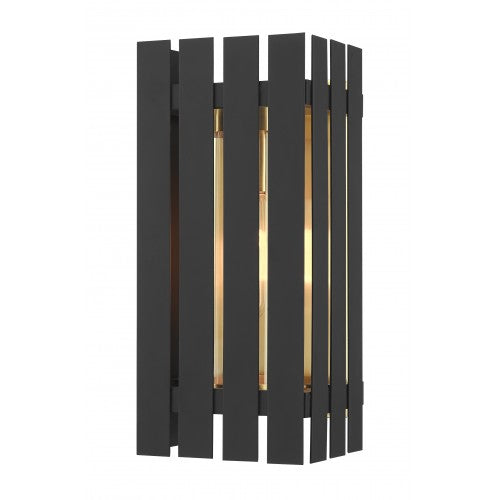 1 Light Black Outdoor Wall Lantern Exterior Livex