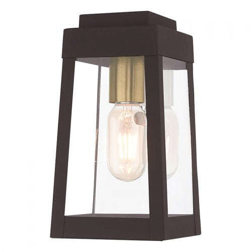 1 Light Bronze Outdoor Wall Lantern Exterior Livex