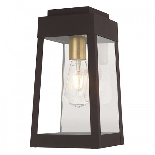 1 Light Bronze Outdoor Wall Lantern Exterior Livex