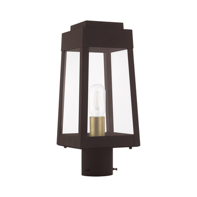 1 Light Bronze Outdoor Post Top Lantern Post Livex