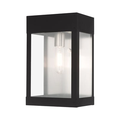 1 Light Black Outdoor Wall Lantern Exterior Livex