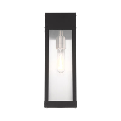 1 Light Black Outdoor Wall Lantern Exterior Livex