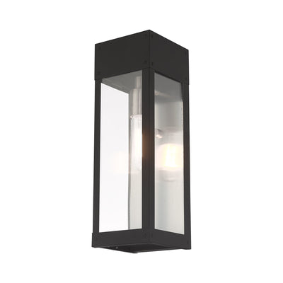 1 Light Black Outdoor Wall Lantern Exterior Livex