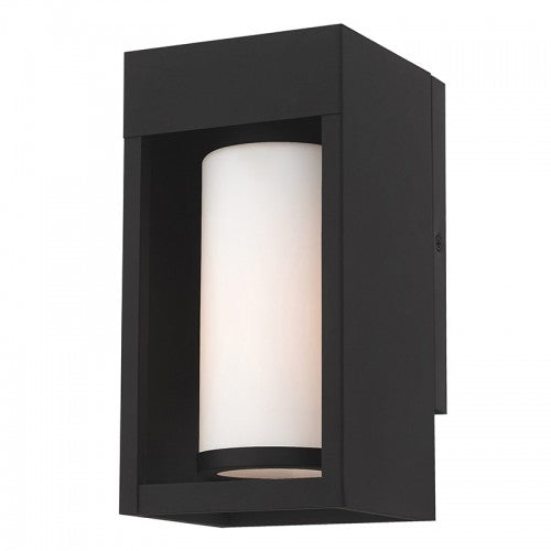 1 Light Black Outdoor Wall Lantern Exterior Livex