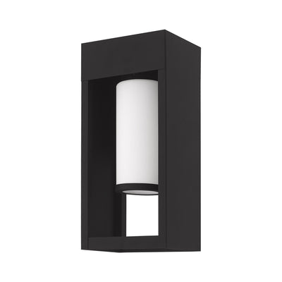 1 Light Black Outdoor Wall Lantern Exterior Livex