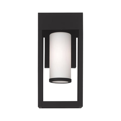 1 Light Black Outdoor Wall Lantern Exterior Livex