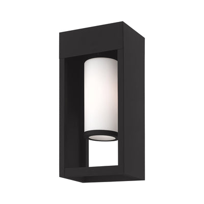 1 Light Black Outdoor Wall Lantern Exterior Livex