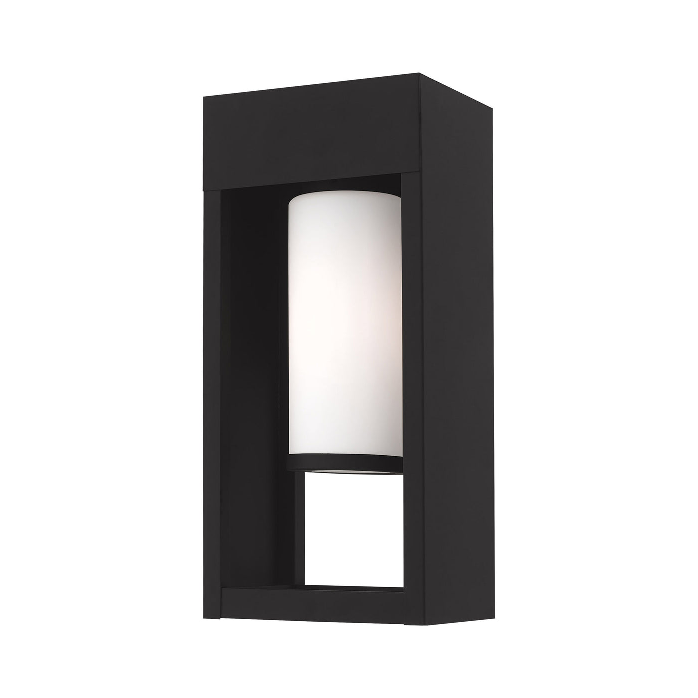 1 Light Black Outdoor Wall Lantern Exterior Livex