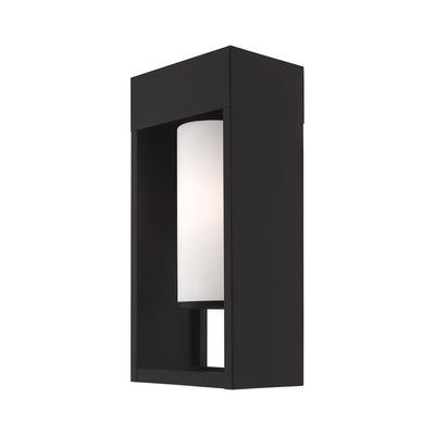 1 Light Black Outdoor Wall Lantern Exterior Livex