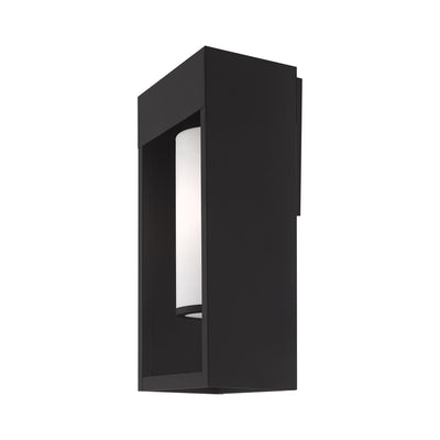 1 Light Black Outdoor Wall Lantern Exterior Livex