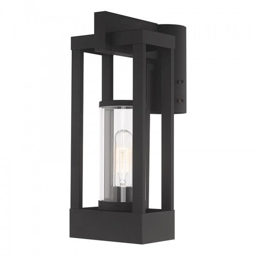 1 Light Black Outdoor Post Top Lantern Post Livex