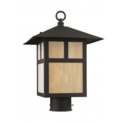 1 Light Bronze Outdoor Post Top Lantern Post Livex