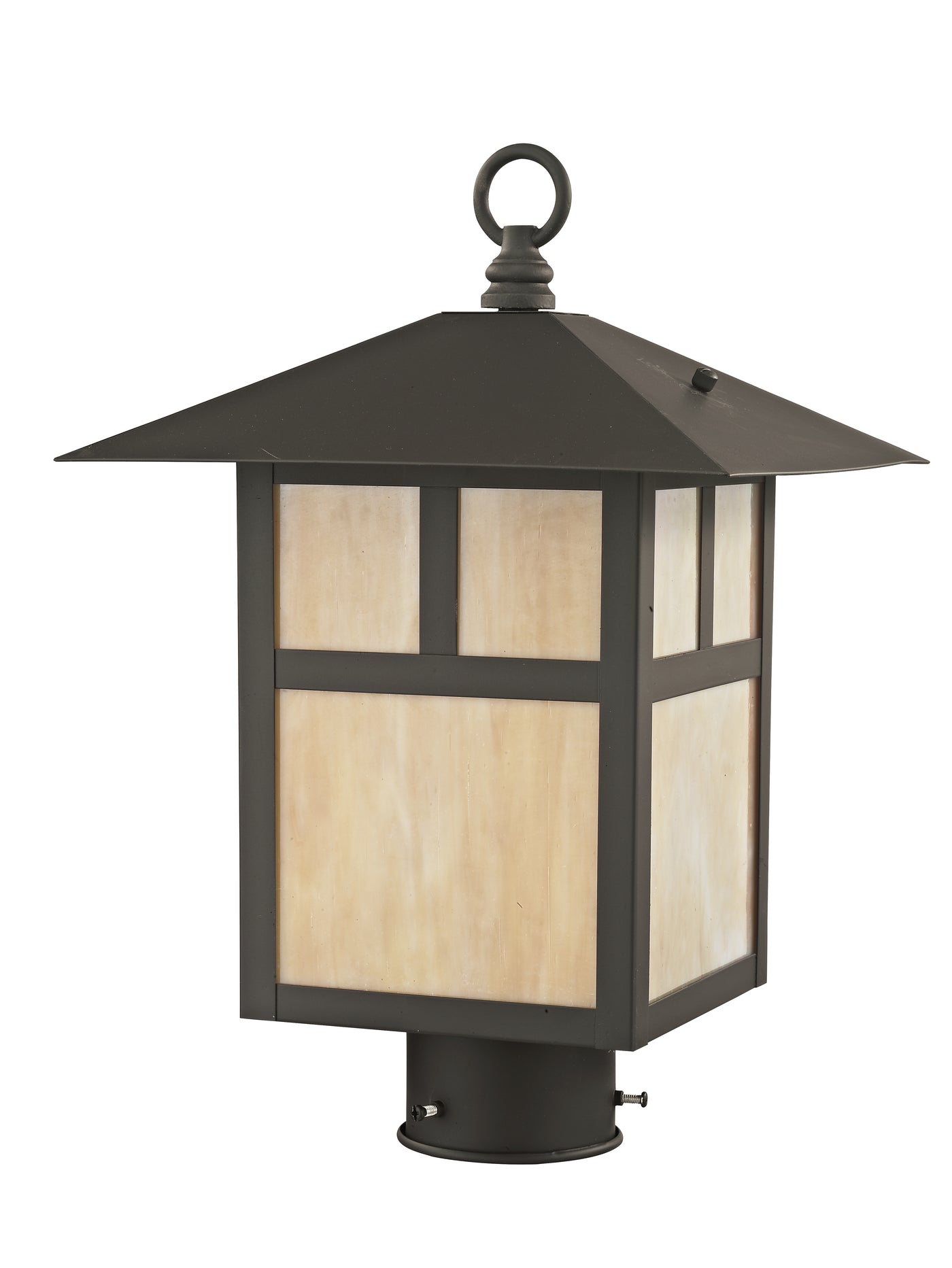 1 Light Bronze Outdoor Post Top Lantern Post Livex