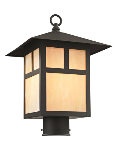 1 Light Bronze Outdoor Post Top Lantern Post Livex