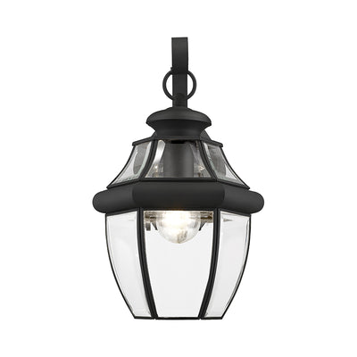 1 Light Black Outdoor Wall Lantern Exterior Livex