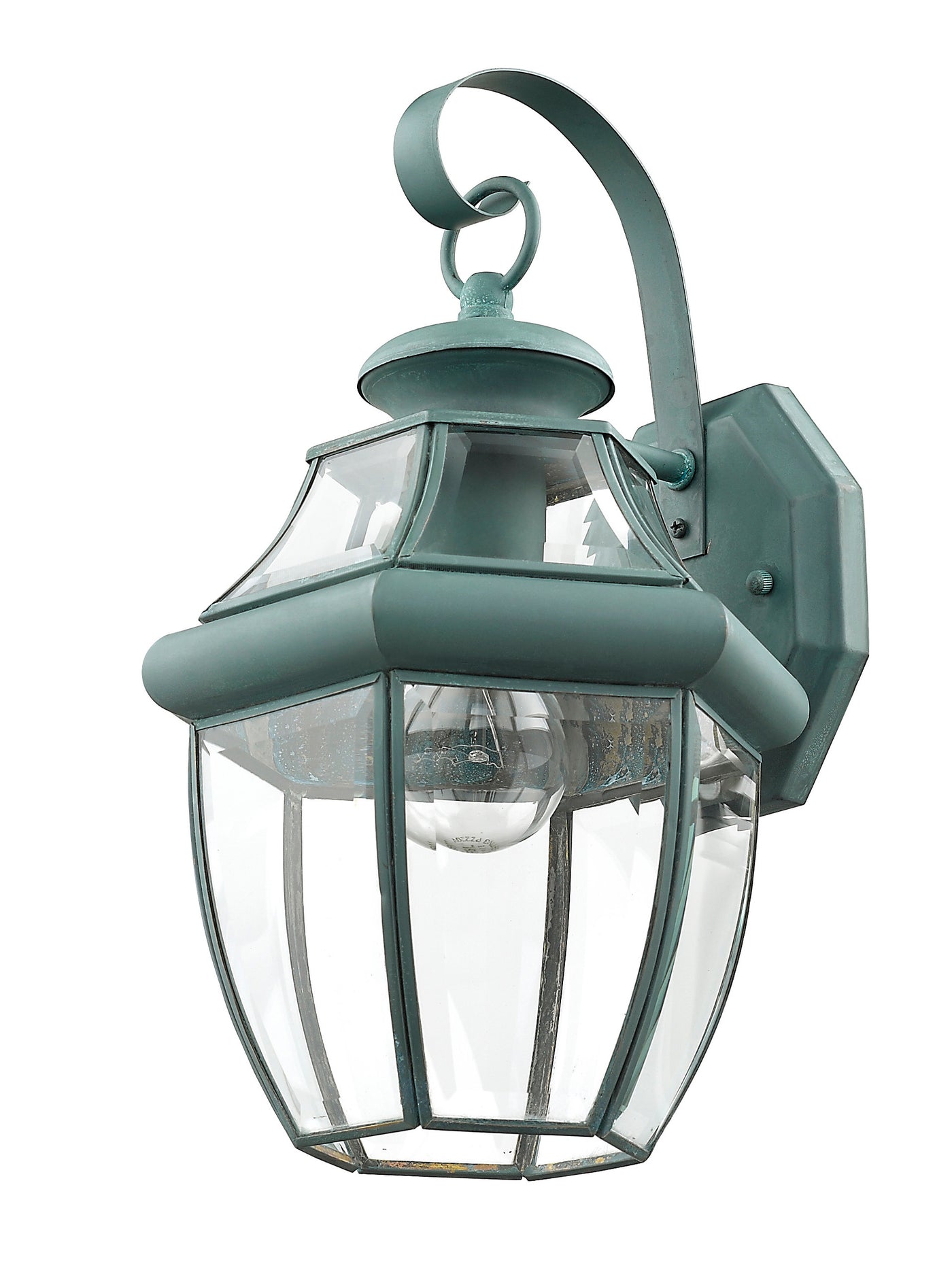 1 Light Verdigris Outdoor Wall Lantern Exterior Livex