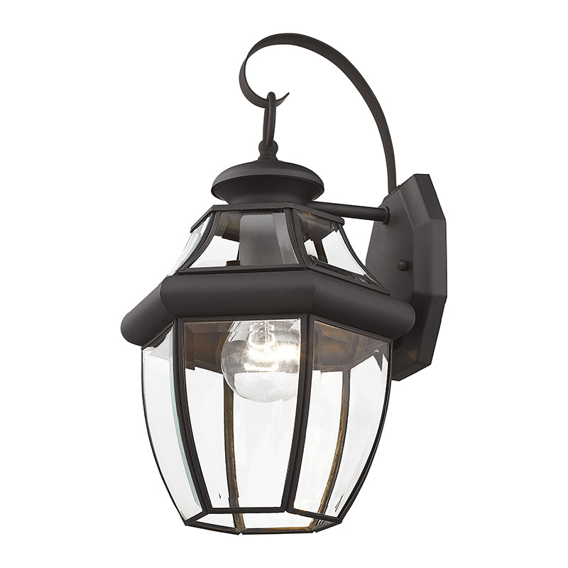 1 Light Bronze Outdoor Wall Lantern Exterior Livex