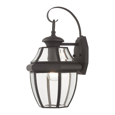 1 Light Bronze Outdoor Wall Lantern Exterior Livex