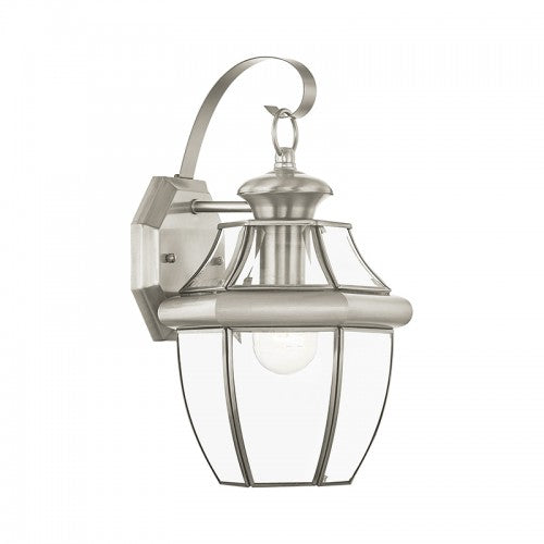 1 Light BN Outdoor Wall Lantern Exterior Livex