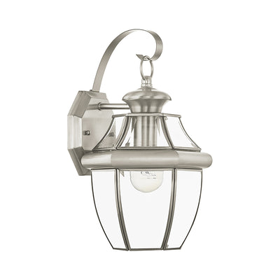 1 Light BN Outdoor Wall Lantern Exterior Livex