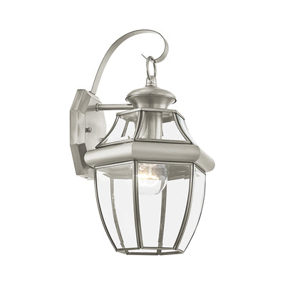 1 Light BN Outdoor Wall Lantern Exterior Livex