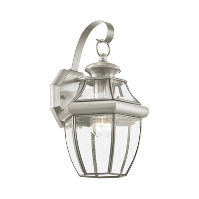 1 Light BN Outdoor Wall Lantern Exterior Livex