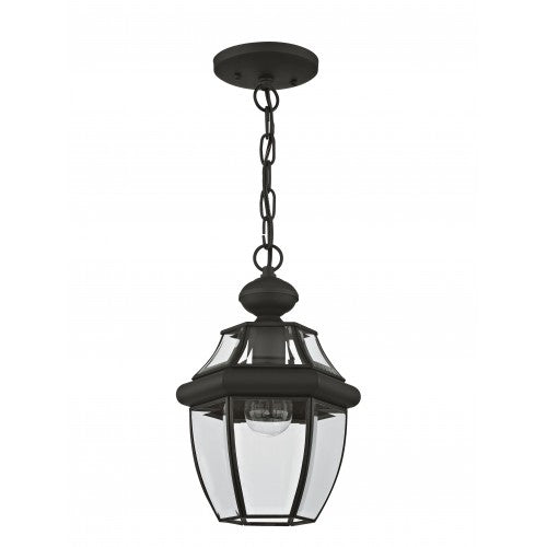 1 Light Black Outdoor Lantern Exterior Livex