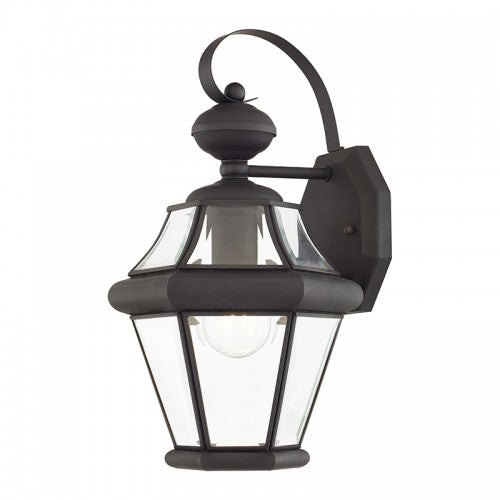 1 Light Bronze Outdoor Wall Lantern Exterior Livex