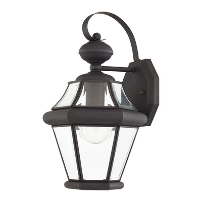 1 Light Bronze Outdoor Wall Lantern Exterior Livex