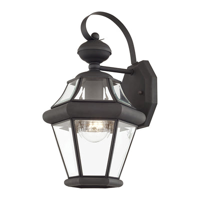 1 Light Bronze Outdoor Wall Lantern Exterior Livex