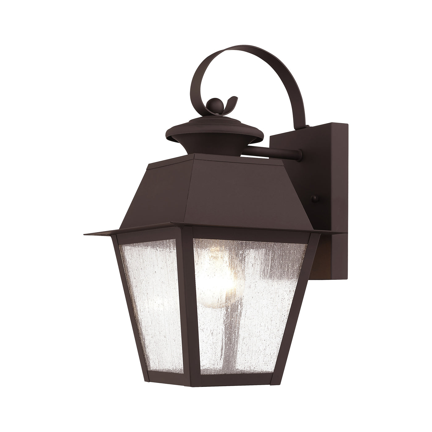 1 Light Bronze Outdoor Wall Lantern Exterior Livex