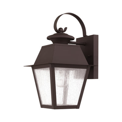 1 Light Bronze Outdoor Wall Lantern Exterior Livex