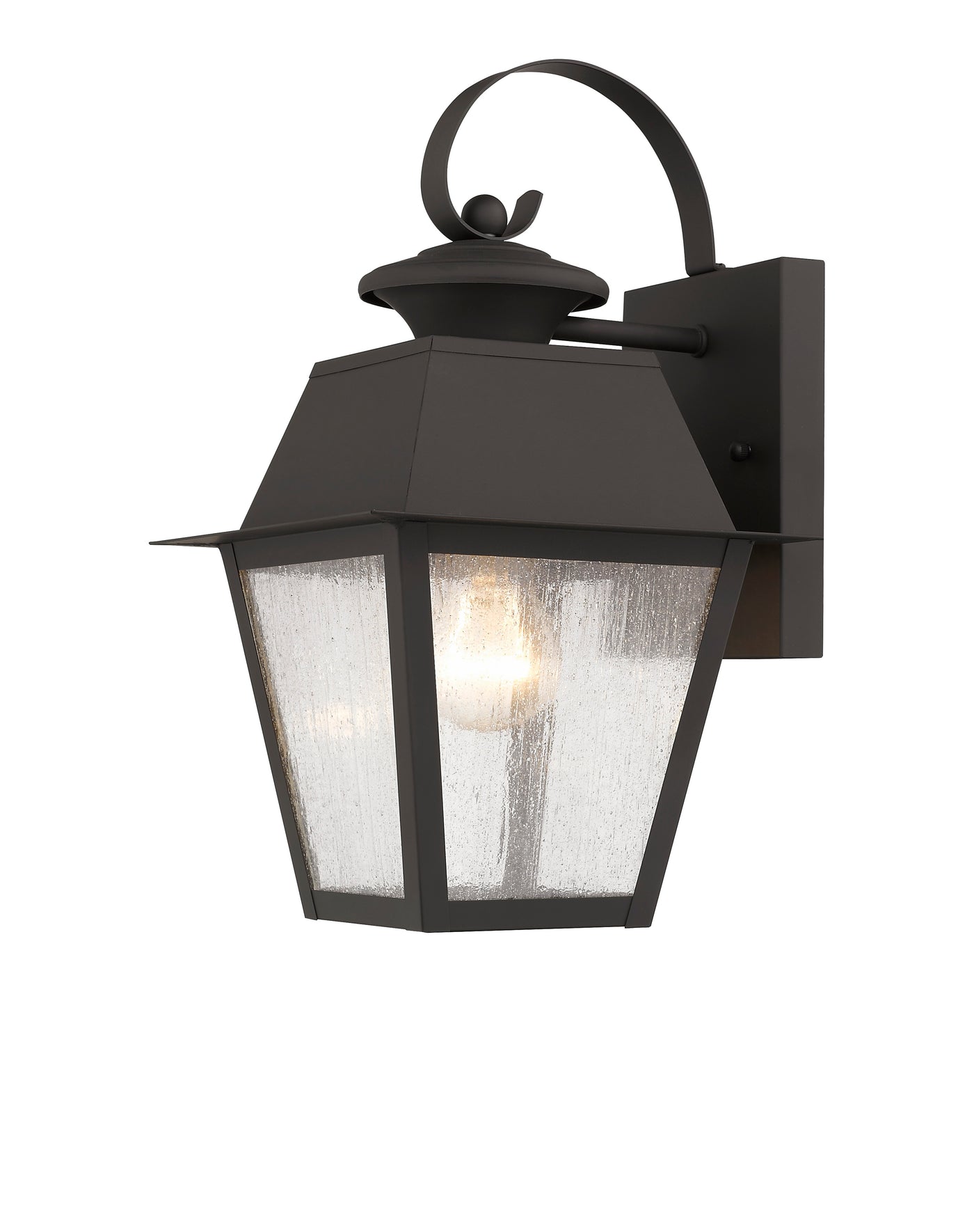 1 Light Bronze Outdoor Wall Lantern Exterior Livex