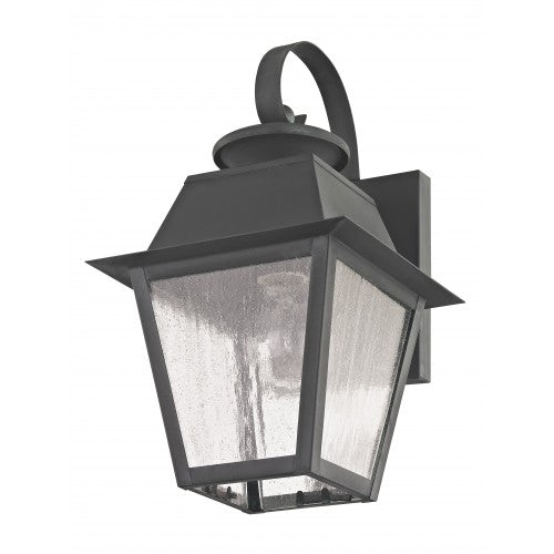 1 Light Charcoal Outdoor Wall Lantern Exterior Livex