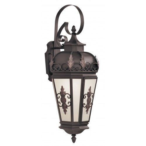 1 Light Bronze Outdoor Wall Lantern Exterior Livex