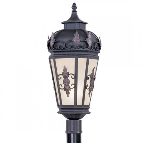 1 Light Bronze Outdoor Post Top Lantern Post Livex