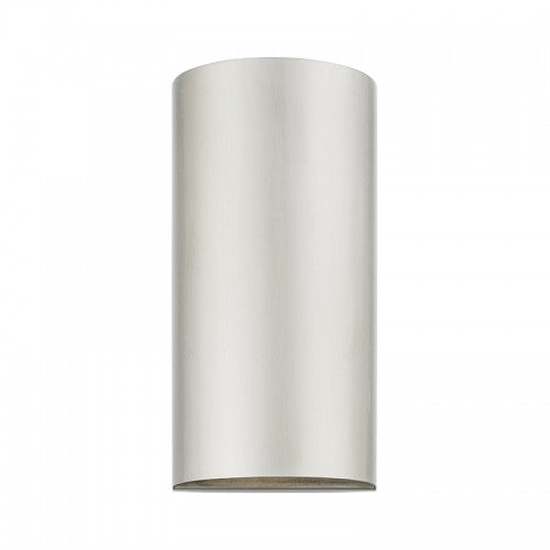 1 Light Brushed Nickel Outdoor / Indoor ADA Medium Sconce Exterior Livex