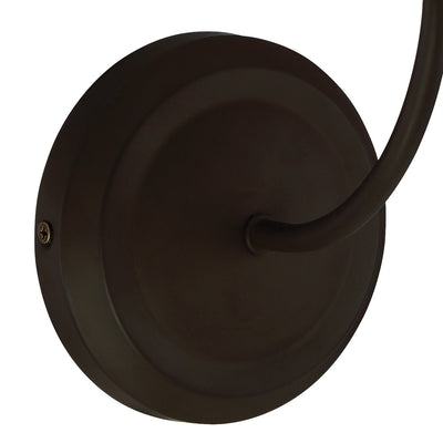 Libby Langdon Sylvan 1 Light Dark Bronze Sconce Wall Sconce Crystorama