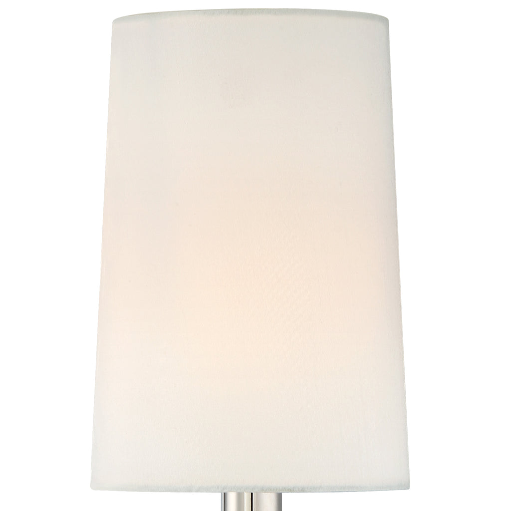 Libby Langdon Sylvan 1 Light Polished Nickel Sconce Wall Sconce Crystorama