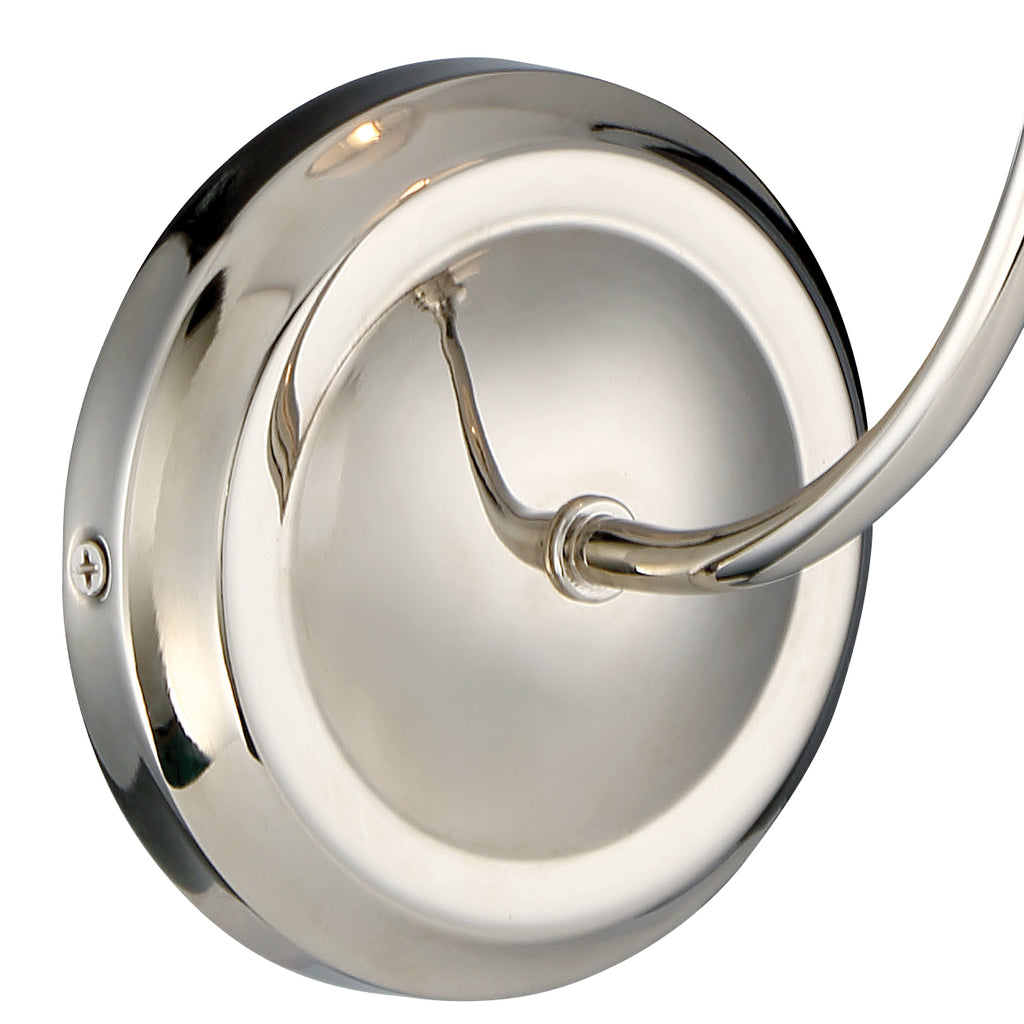 Libby Langdon Sylvan 1 Light Polished Nickel Sconce Wall Sconce Crystorama