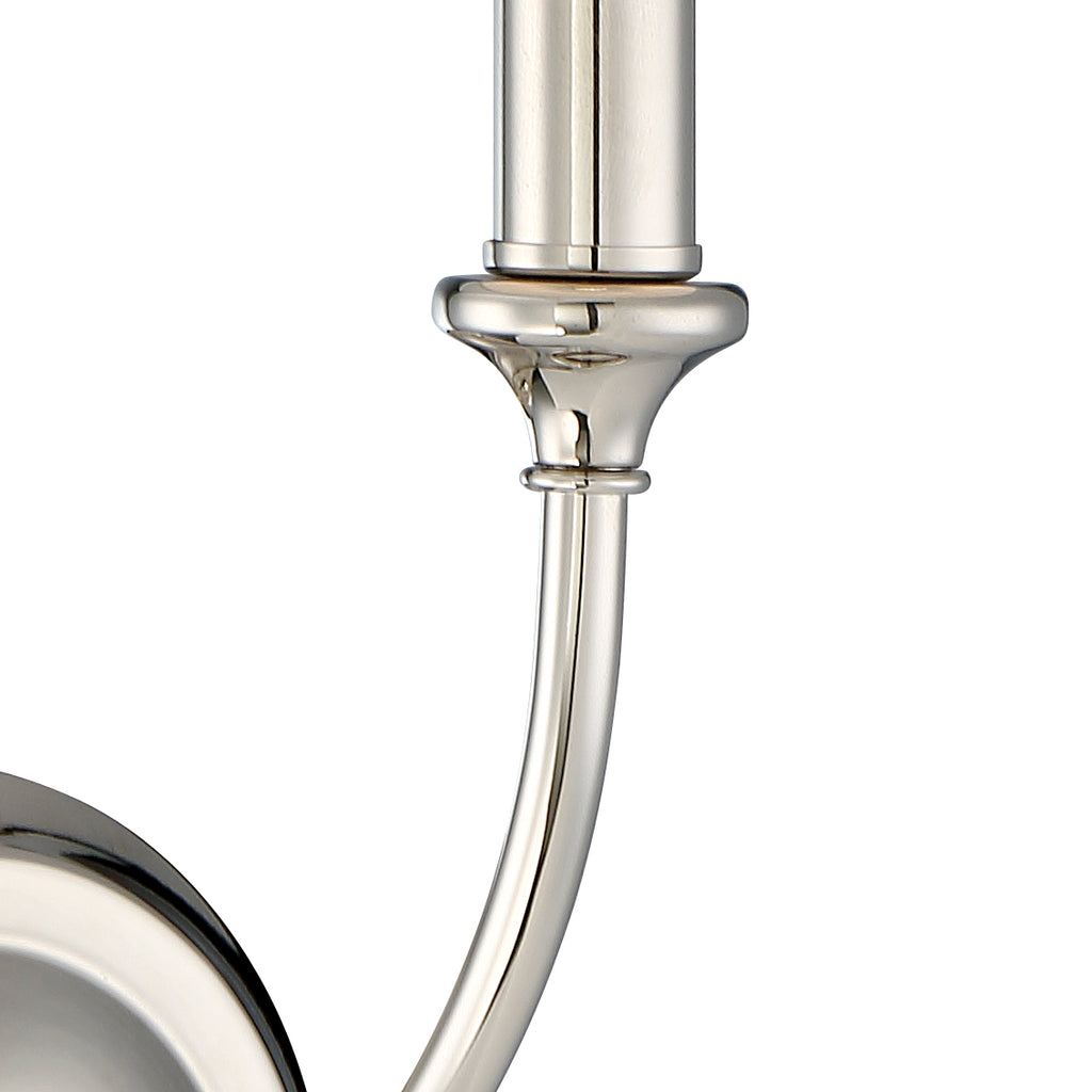 Libby Langdon Sylvan 1 Light Polished Nickel Sconce Wall Sconce Crystorama