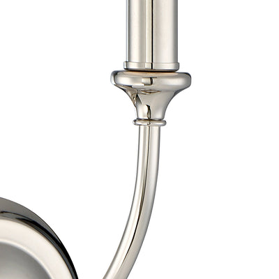 Libby Langdon Sylvan 1 Light Polished Nickel Sconce Wall Sconce Crystorama