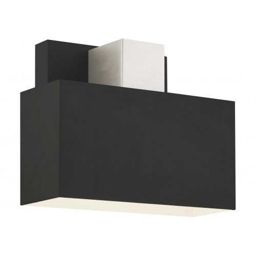 1 Light Black Outdoor ADA Wall Sconce Exterior Livex