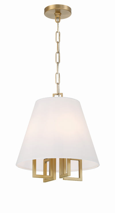 Libby Langdon Westwood 4 Light Vibrant Gold Pendant Pendant Crystorama